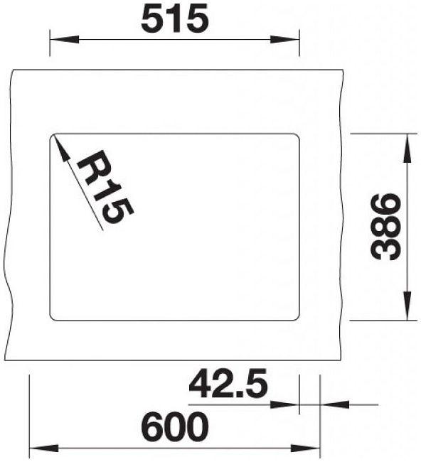 Мийка Blanco SUBLINE 350/150-U кераміка 523746