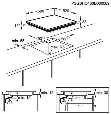 Варильна поверхня Electrolux CPE6433KX