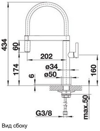 Змішувач Blanco CULINA-S Mini 519843
