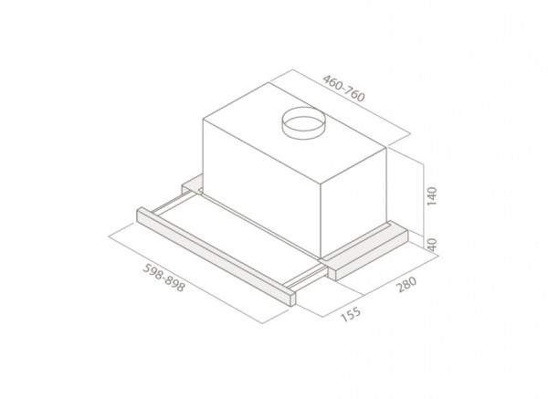 Витяжка Elica SLIMMY STD GRIX/A/50