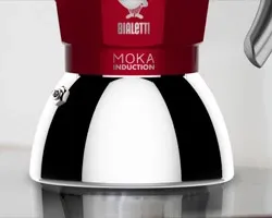 Кавоварка гейзерна Bialetti Moka Induction | 6 чашок | червоний (0006946/NP)