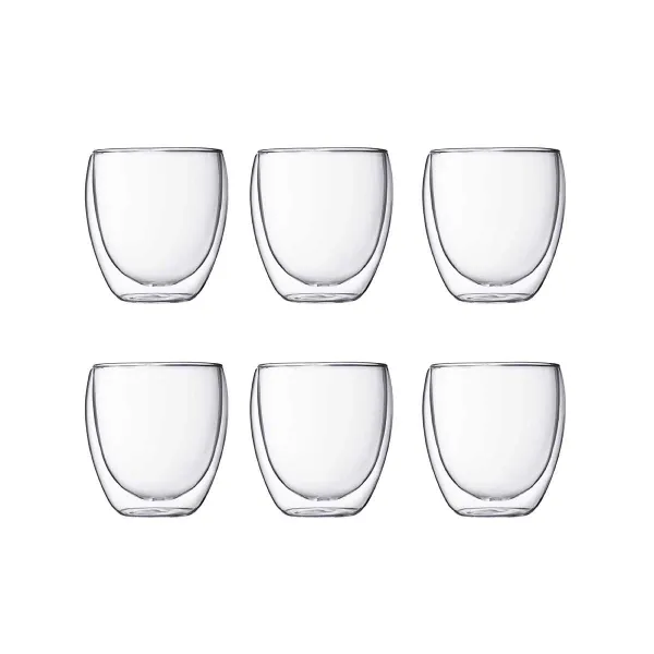 Набір склянок Bodum Pavina 0.25 л | 6 шт (4558-10-12)