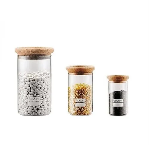 Банка з кришкою Bodum Cork Line | 0.25 л | прозора (8525-109-2)
