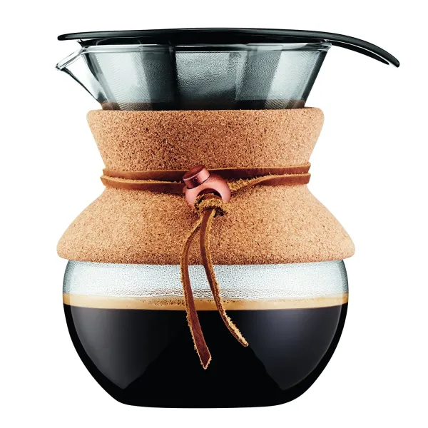 Кавник Bodum Pour Over 0.5 л | корковий тримач (11592-109)