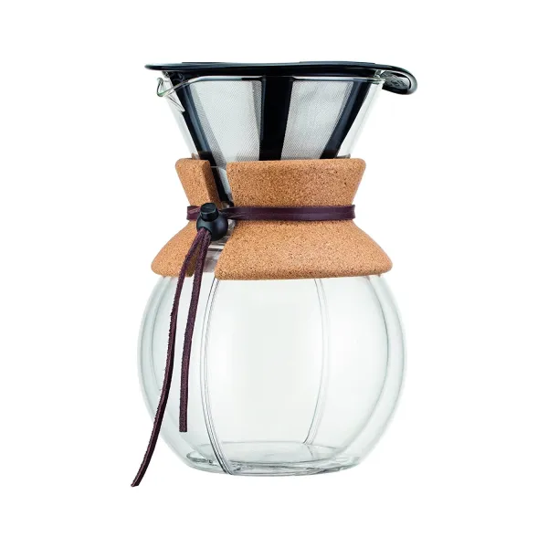 Кавник Bodum Pour Over 1л з корковим тримачем (11736-109S)