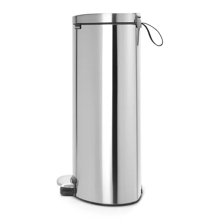 Бак для сміття Pedal Bin Brabantia об'єм 30 л | сріблясто-сірий (482007)