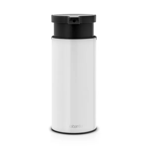Дозатор для рідкого мила Brabantia об'єм 0.2 л | білий з чорним (108181)