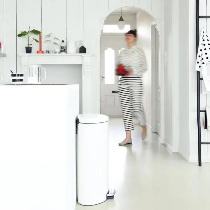Бак для сміття Brabantia Pedal Bin | об'єм 40 л | білий (485244)