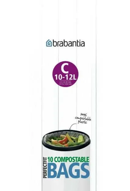 Мішки для сміття Brabantia 10|12 л | 10 шт. (419782)