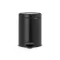 Бак для сміття Brabantia Pedal Bin 5л | чорний матовий (112928)