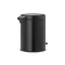 Бак для сміття Brabantia Pedal Bin 5л | чорний матовий (112928)