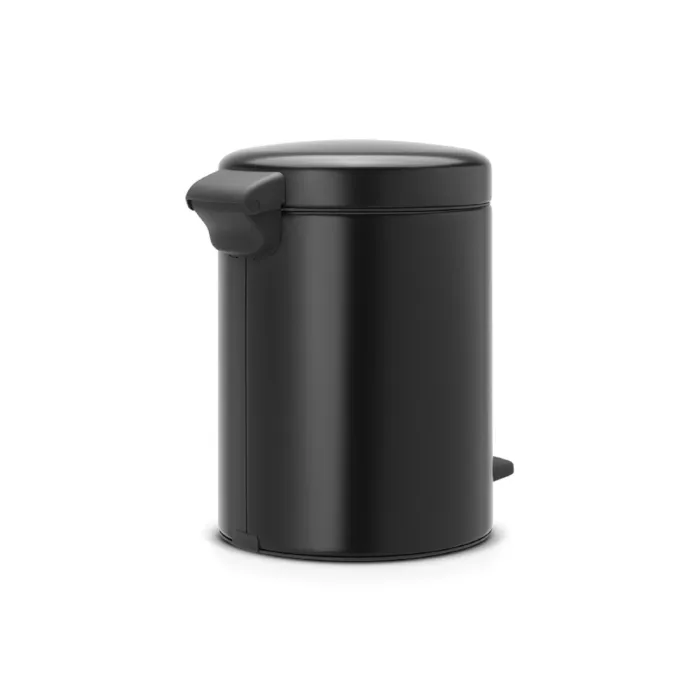 Бак для сміття Brabantia Pedal Bin 5л | чорний матовий (112928)