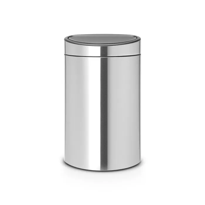 Бак для сміття Brabantia Touch Bin | об'єм 40 л | сріблясто-сірий (114809)