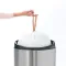 Бак для сміття Brabantia Touch Bin | об'єм 40 л | сріблясто-сірий (114809)