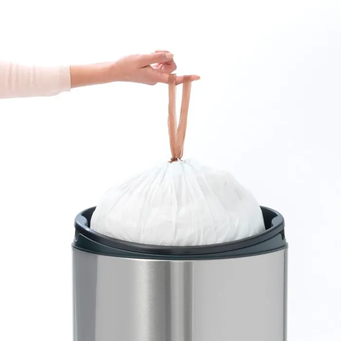 Бак для сміття Brabantia Touch Bin | об'єм 40 л | сріблясто-сірий (114809)