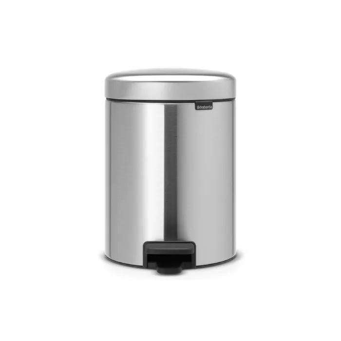 Бак для сміття Brabantia Pedal Bin 5 л | сталевий матовий (112645)