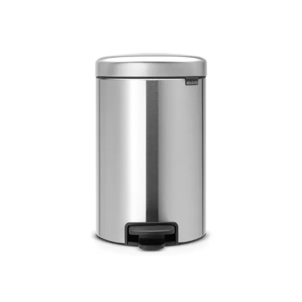 Бак для сміття Brabantia Pedal Bin 12 л | сталевий матовий (113604)