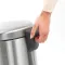 Бак для сміття Brabantia Pedal Bin 20 л | сталевий матовий (111907)