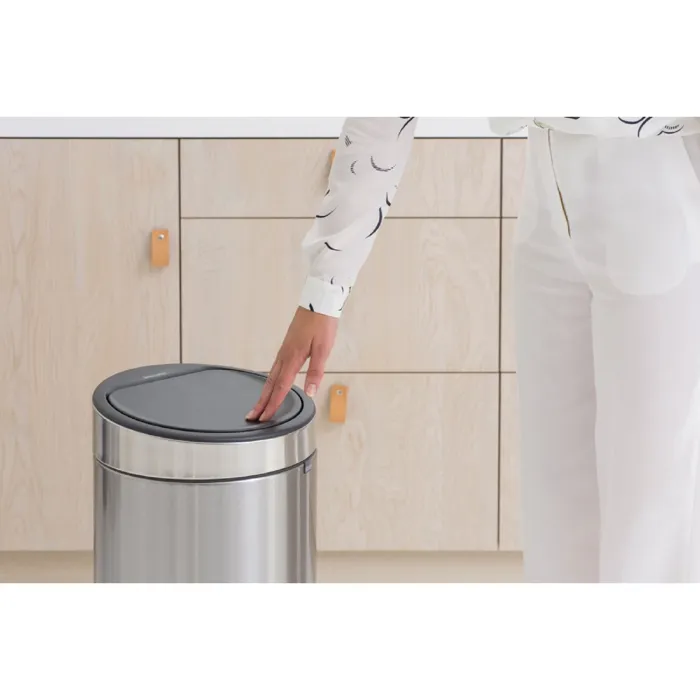 Бак для сміття Brabantia Touch Bin 30л | сталь матова (115462)