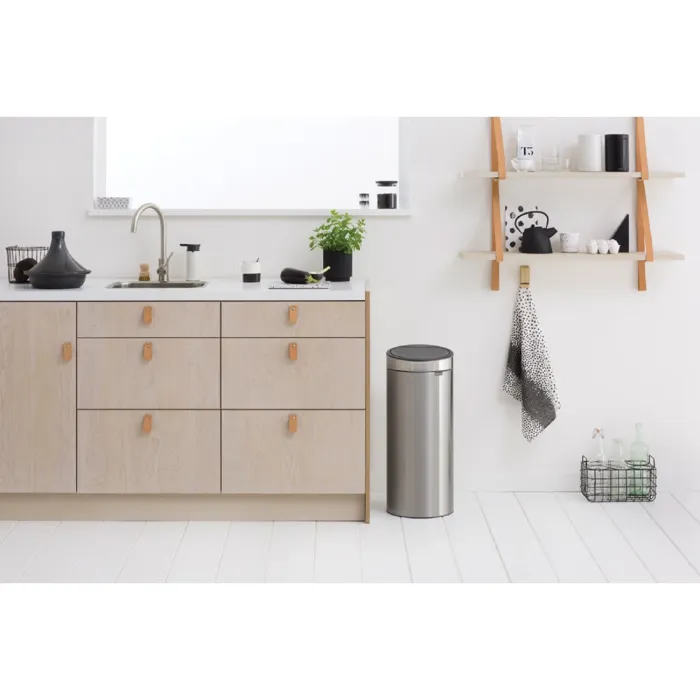 Бак для сміття Brabantia Touch Bin 30л | сталь матова (115462)