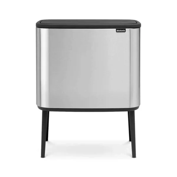 Бак для сміття Brabantia Touch Bin Bo | сріблястий | 2 відра (316227)