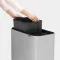 Бак для сміття Brabantia Touch Bin Bo | сріблястий | 2 відра (316227)