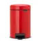 Бак для сміття Brabantia Pedal Bin | Newlcon | об'єм 3 л | червоний (112140)