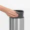 Відро для сміття Brabantia Touch Bin | об'єм 3 л | чорний (364440)