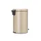 Бак для сміття Brabantia Pedal Bin 20 л | шампань бежевий (304460)