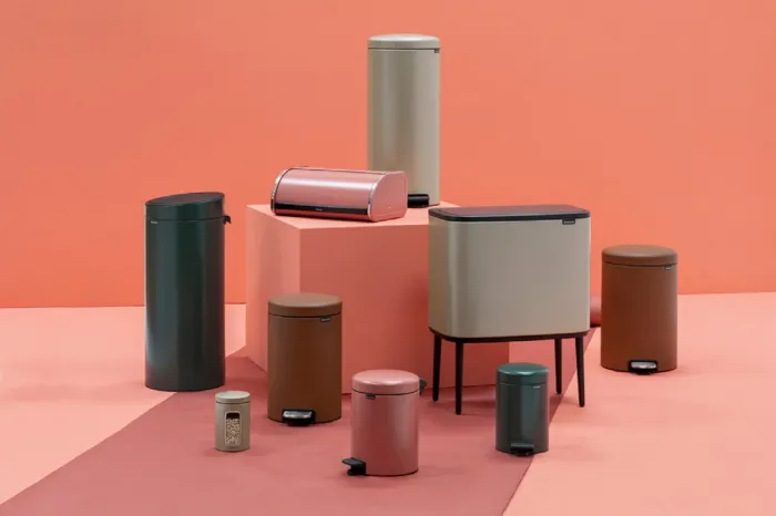 Бак для сміття Brabantia Pedal Bin 30л | шампань бежевий (304484)