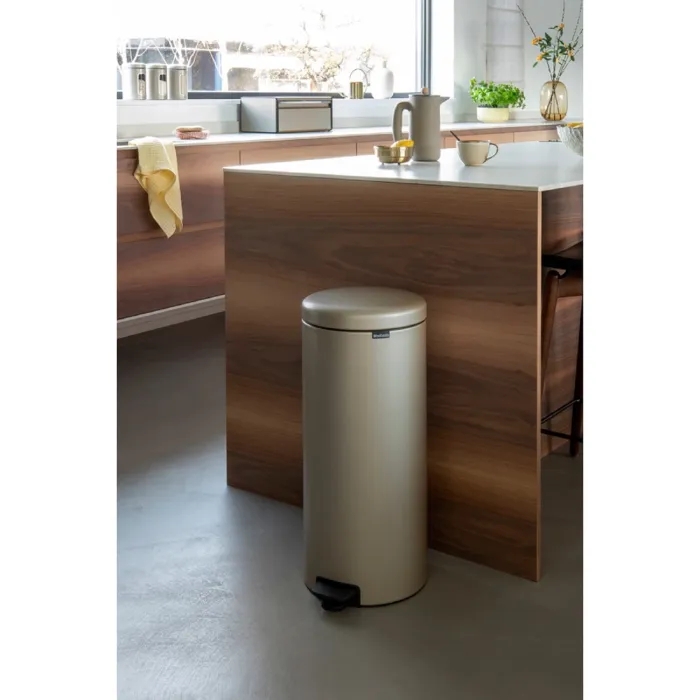 Бак для сміття Brabantia Pedal Bin 30л | шампань бежевий (304484)