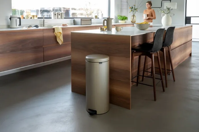 Бак для сміття Brabantia Pedal Bin 30л | шампань бежевий (304484)