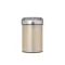 Бак для сміття Brabantia Touch Bin | об'єм 3 л | шампань бежевий (304668)