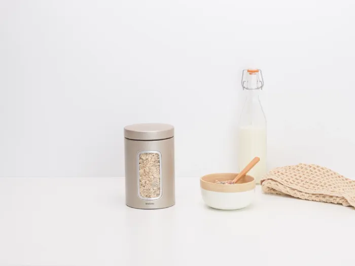 Ємність Brabantia Window Canister | 1.4 л | шампань (304828)