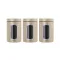 Набір ємностей для зберігання Brabantia Window Canister | 3 шт | 1.4 л | шампань (304842)