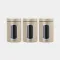 Набір ємностей для зберігання Brabantia Window Canister | 3 шт | 1.4 л | шампань (304842)