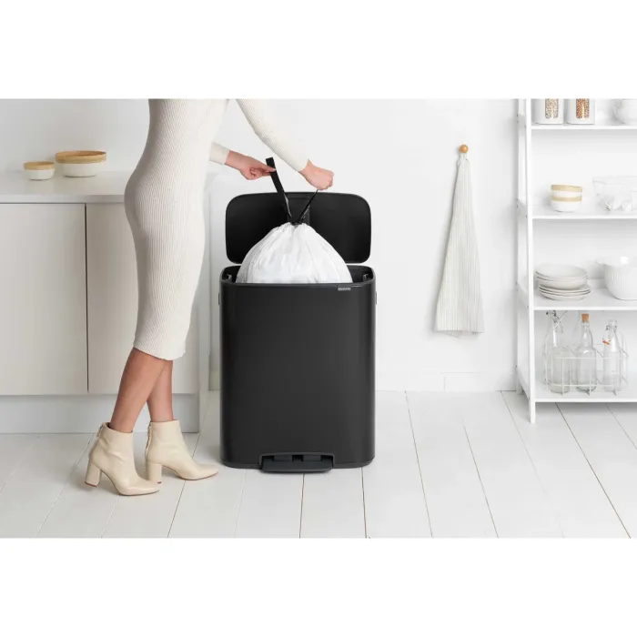 Бак для сміття Brabantia Bo | 60 л | чорний (211362)
