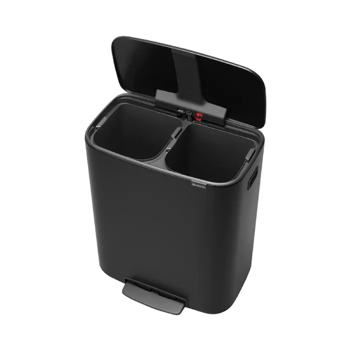 Бак для сміття Brabantia з педаллю 2х30л | чорний (211508)