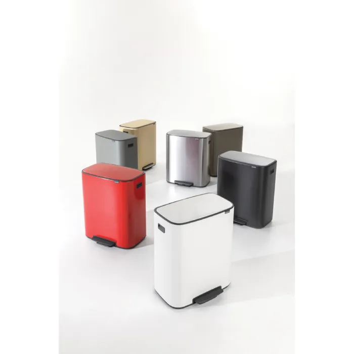 Бак для сміття Brabantia з педаллю 2х30л | чорний (211508)