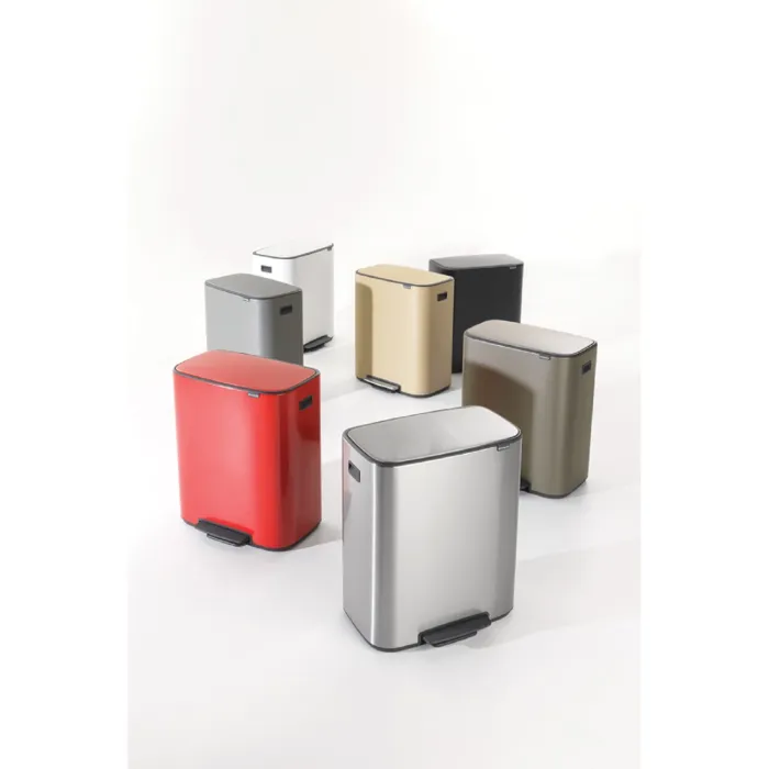 Бак для сміття Brabantia з педаллю 2х30л | чорний (211508)
