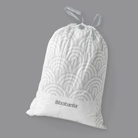 Набір пакетів для сміття Brabantia H | 20 шт | 50-60 л | білий (138706)