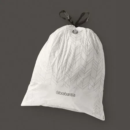 Набір пакетів для сміття Brabantia L | 120 шт | білий (138669)