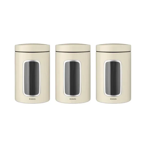 Набір ємностей Brabantia 1.4 л | 3 шт | бежевий (202469)