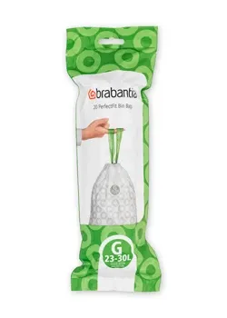 Набір пакетів для сміття Brabantia G | 20 шт | білий (246265)