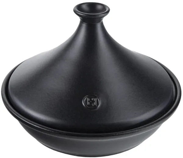 Таджин Emile Henry Colorama | об'єм 2.5 л | діаметр 32 см | чорний (715532)