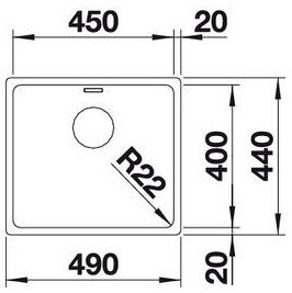 Мийка Blanco ANDANO 340-U 522955