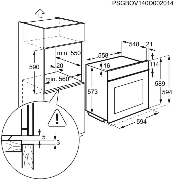 Духова шафа Electrolux EOA5220AOR
