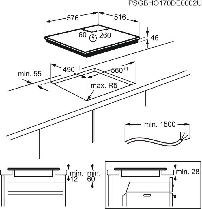 Варильна поверхня Electrolux EIV6340X