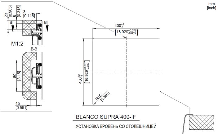 Мийка Blanco SUPRA 400-IF R12 526350