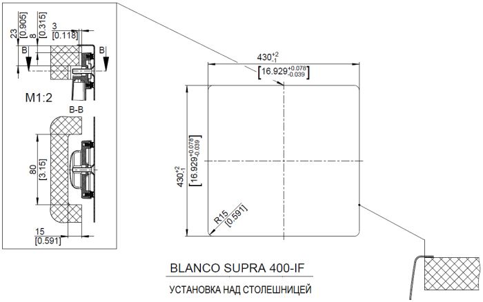 Мийка Blanco SUPRA 400-IF R12 526350